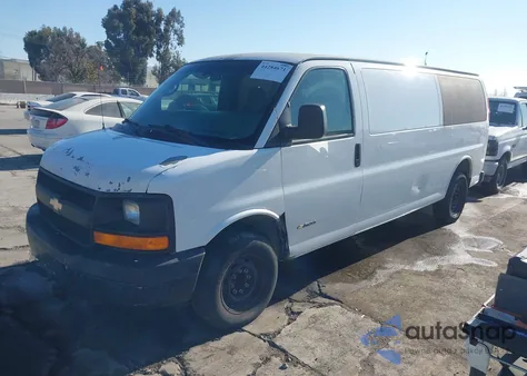 2006 Chevrolet Express Work Van from USA, damaged, VIN 1GCGG29V161151064